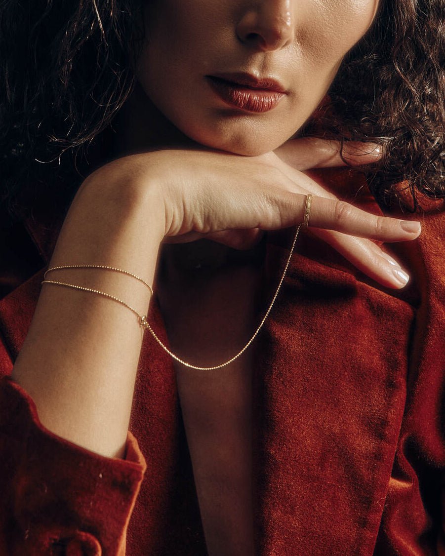 Zéje Fine Jewelry - Anaïs Hand Chain - Fine Jewelry